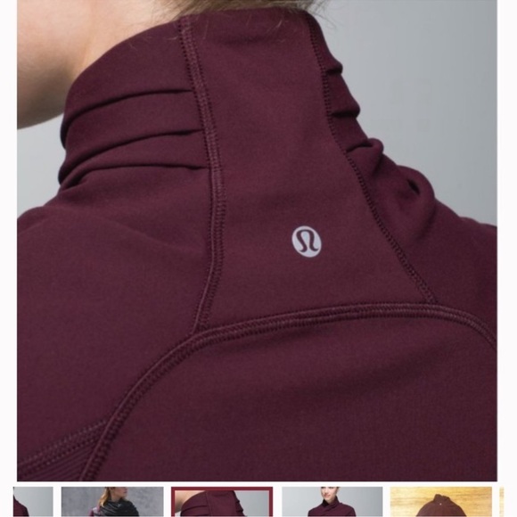 Lululemon Bhakti Yoga Jacket maroon - Picture 7 of 10